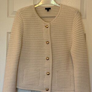 Talbots Petite Large Knitted Sweater/Cardigan – Golden Buttons